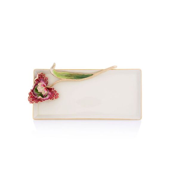 $695 Jay Strongwater Calista Tulip Tray - Picture 1 of 15